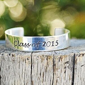 Rustic Cuff Bracelet “CLASS OF 2015”